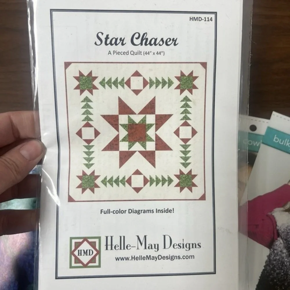 Lot Of  5 Quilt‎ Pattern Books Triple Barnstar, Solstice Star, Star Chaser, New